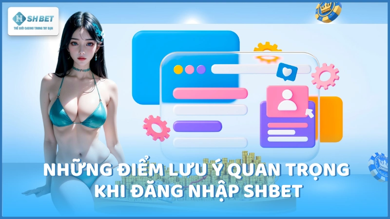 Những điểm lưu ý quan trọng khi đăng nhập SHBET