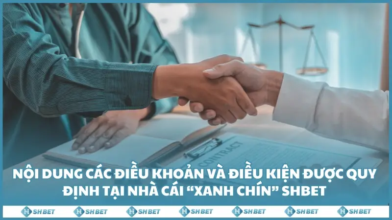 Nội dung các điều khoản và điều kiện được quy định tại nhà cái “xanh chín” SHBET