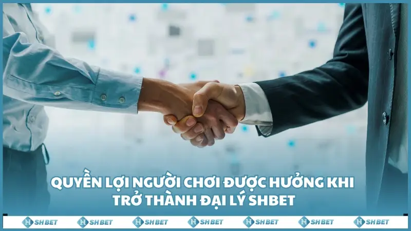 Quyền lợi người chơi được hưởng khi trở thành Đại Lý SHBET