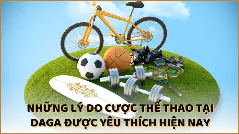 Những lý do cược Thể thao tại DAGA được yêu thích hiện nay