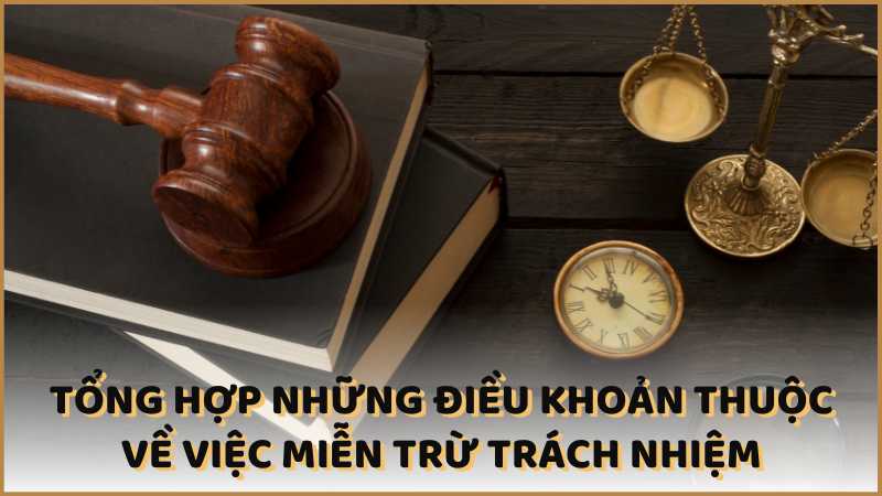 Tổng hợp những điều khoản thuộc về việc miễn trừ trách nhiệm